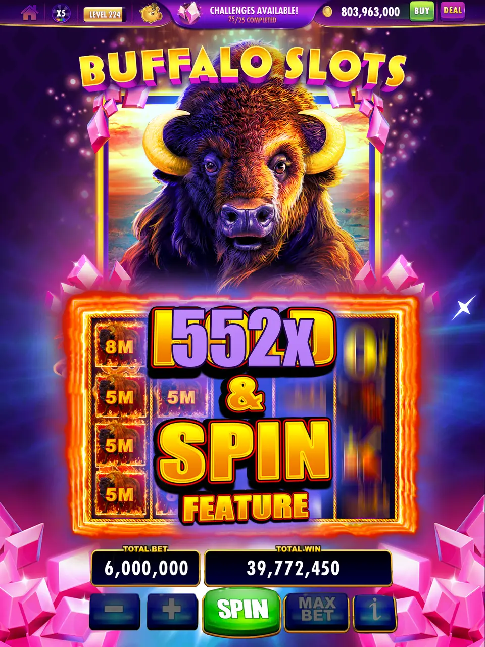 552x Capturas de tela Oficial APK